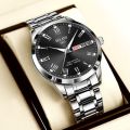 Authentication DELANV Business Watch Men's Luminous Versatile Men's Watch Calendar Men's High-end Watch. 