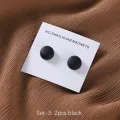 Matte Silk Scarf No Snag Hijab Magnet Brooch Strong Magnetic Buttons Round Silk Scarf Shawl Dual-use Collar Clip Cufflinks. 