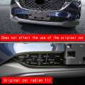 4x Car Front Lower Bumper Grill Grille Moulding Cover for CX5 -5 2022+ Front Bottom Middle Net Decoration B. 