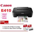 Canon Pixma E410 Printer. 