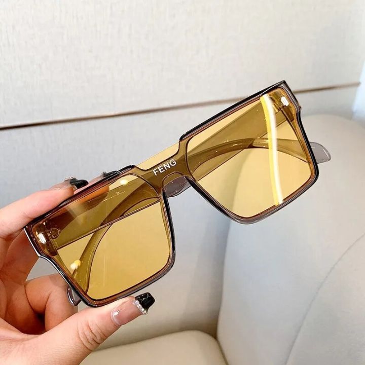 Oversized%20Sunglasses%20Square%20Women%20Sun%20Glasses%20Female%20Eyewear%20Eyeglasses%20One%20Piece%20Frame%20UV400%20Shade%20Fashion%20Men%20Driving%20Glasses%20-%20Image%204