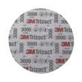 3M 02085 6 Inch 3000 Grit Wet Dry Sandpaper Round Wet Sanding Block Soft Abrasive Sponge Pad Disc Trizact Polishing Emery Sponge. 