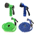 Expandable Garden Hose with 7-in-1 Spray Gun, Heavy-Duty Magic Hose Pipe with Quick Connector for Effortless Car Washing, Pet Cleaning, and Lawn & Garden Watering. 