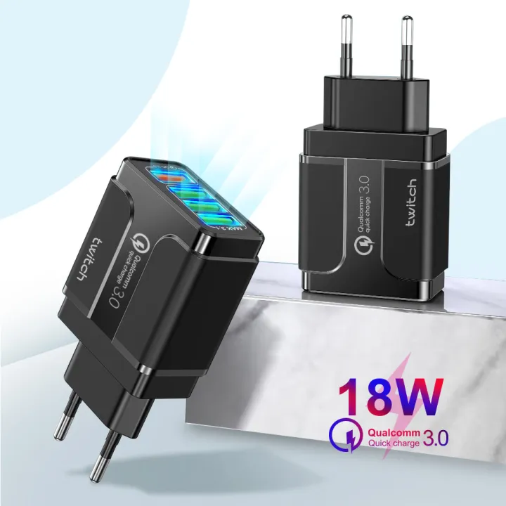 Twitch%2018W%204%20USB%20Ports%20Charger%20Adapter%203A%20Quick%20Charge%203.0%20Fast%20Charge%20New%20Mobile%20Charging%20Charger%20Fast%20Wall%20Charger%20For%20iPhone%2011%20Xiaomi%20Samsung%20Travel%20Wall%20Charger%20-%20Image%205