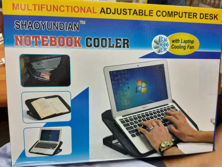 Multifunctional Adjustable Computer Desk Notebook Cooler with Laptop Cooling Fan