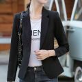 Small Suit Jacket for Women2023Spring and Summer Thin Korean Style Fashion Short Slim Fit Slimming Versatile Suit Top Black. 