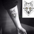 Waterproof Temporary Tattoo Sticker Wolf Wolves Head Animal Neck Wrist Foot Hand Flash Tatoo Tattoos for Men Women Kids. 