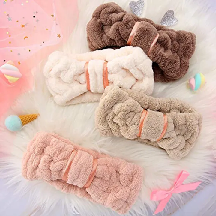 Headband%20Coral%20Fleece%20Hairband%20Soft%20And%20Cozy%20Coral%20Fleece%20Women/Girls%20Coral%20Fleece%20Hair%20Band%20Turban%20Soft%20Spa%20Facial%20Hairband%20for%20Spa%20Facial%20Care%20Haircare%20Makeup%20Application%20Sports%20And%20Fitness%20-%20Image%205
