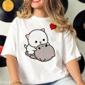 Bubu And Dudu t shirt women comic t-shirts girl y2k funny Japanese clothing. 