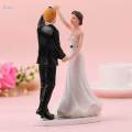 Wedding Cake Toppers Bride Groom Couple Figurines for Valentines Day Gifts. 