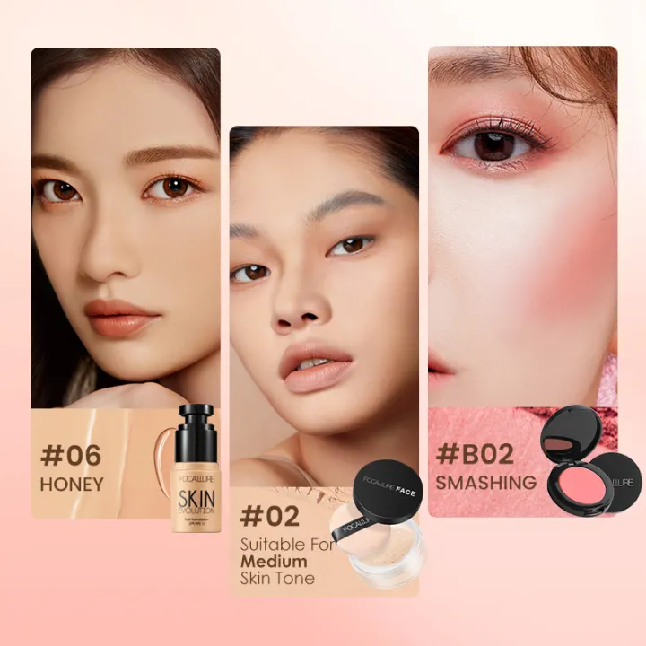 FOCALLURE%20Face%20Makeup%20Set%20Liquid%20Foundation%20Loose%20Powder%20Blusher%20Waterproof%20Long-lasting%20Full%20Coverage%20Concealer%20Women%20Coetics%20-%20Image%207