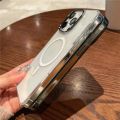 HOCE Clear HD Glass Magnetic Phone Cases For iPhone 13 14 15 Pro Max 14 15 Plus MagSafe Case PC Hard Transparent Back Cover. 
