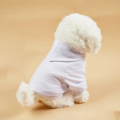 【The Quiet Page】Personalized Sublimation Blank Polyester White Dog Cat Clothing Pet Hoodie Chihuahua Yorkshire Sweat Shirt For Custom Logo. 