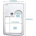 KIPRUN Card Type Magnifiers with LED Light, Portable Jewelry Loupe Reading Magnifying Glass Lens Illuminated Pocket Magnifier. 
