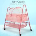 Baybee Arise Baby Swing Cradle for Baby with Mosquito Net, Palna Jhula for Baby | New Born Baby Cradle with Swing Baby Bedding | Baby Sleep Swing Cradle for 0 to 12 Month Boys Girls (Pink). 