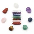 14PCS/Set Natural Stone Crystal Gemstone Chakras Healing Stone Quartz Mineral Ornaments Healing Gemstone Home Decor. 