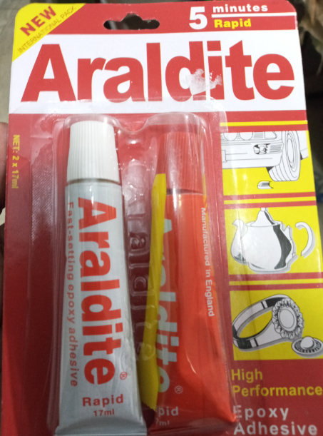 100g Araldite High Performance Epoxy Adhesive 5 Mins Rapid Setting Adhesive Glue  Metal Glass Plastics Wood Ceramics