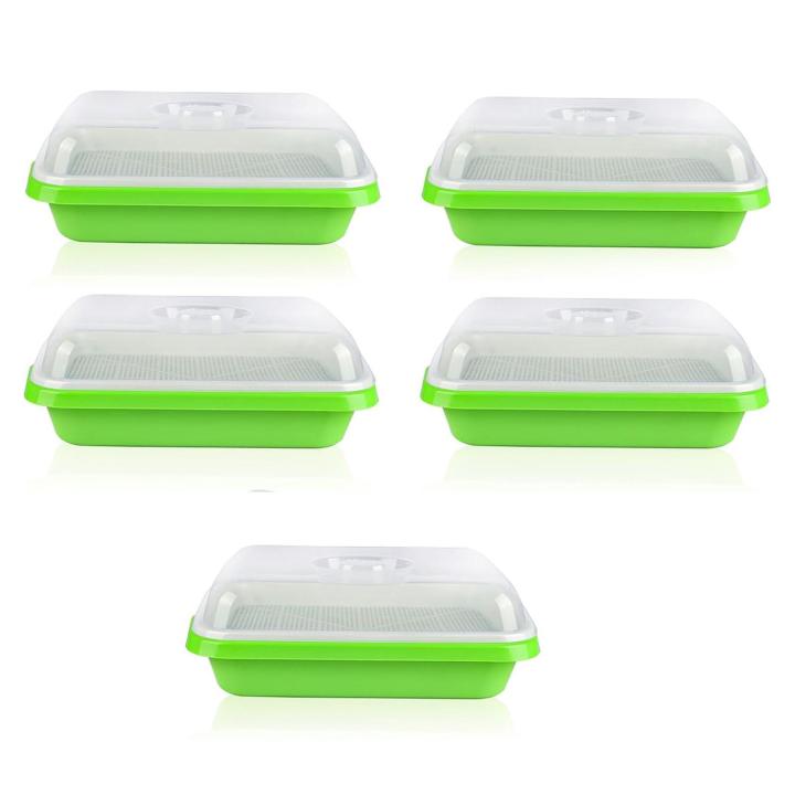Sptech Trays Plants Sp Tray 5pcs Plant Sp Tray for Healthy Wheatgrass Microgreens ...