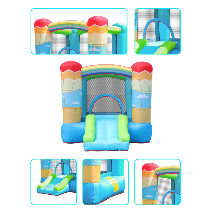 DOCTOR%20DOLPHIN%20Inflatable%20Bounce%20House%20with%20Slide%20for%20Kids%20Jumping%20Castle%20Indoors%20Outdoors%20Inflatable%20Jumper%20Bouncer%20with%20350W%20Air%20Blower%20270*200*168cm/%20106.3*78.7*66.1in%20-%20Image%208