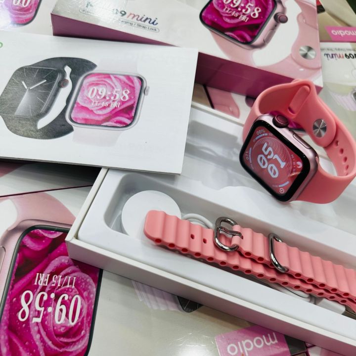 Valentines%20Edition%20Modio%20MW09%2040MM%20Smartwatch%20for%20Girls%20Women%20Ladies%20perfect%20Valentines%20day%20Gift%20Sports%20Tracking%202%20Straps%20Wireless%20Charging%20Smartwatch%20-%20Image%204