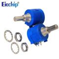 【FOOT SOFA】2 PCS 3590S Multi-turn Wirewound Potentiometer 10K 500R 1K 2K 5K 20K 50K 100K Volume Control Adjustable Resistor. 