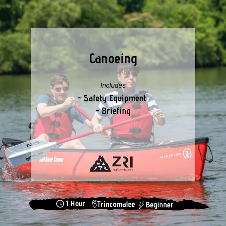 Trincomalee - Canoeing - Per Person (Min 1 Pax)
