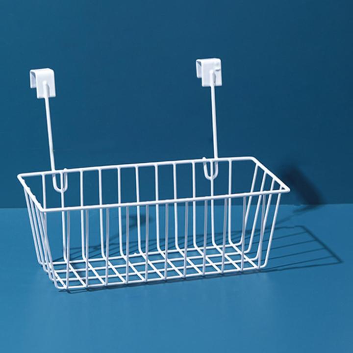 Metal%20White%20Rust%20Resistant%20Hanging%20Basket%20Grid%20Storage%20Baskets%20with%20Hooks%20,%20Over%20Door%20Hanging%20Basket,%20Hanging%20Cabinet%20Storage%20Organizer%20for%20Bathroom%20and%20kitchen%20-%20Image%206