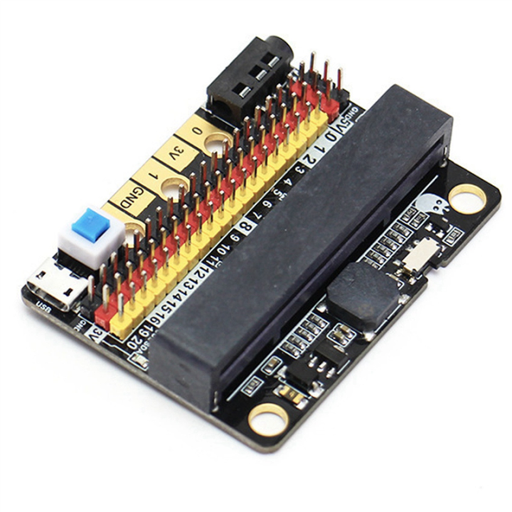 basic:bit io expansion board horizontal type pinboard... 2X for Microbit Expansion Board IOBIT V2.0 Horizontal Adapter Board ...