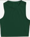 Crop Top for Women Summer Wear, High-Quality Fabric, Chic Ribbed Sleeveless Comfort Fit in Multicolor. 