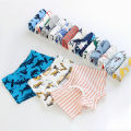 3pcs Boys Underpants Cotton Boxers Cute Cartoon Dinosaurs Printing Underwears For 3-10 Years Old Kids. 