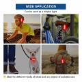 Dealzmore Bicycle Rechargeable Rear Light 50 Lumen Brightness Cycle Back Tail Lamp Rechargeable Light Cycling Accessories. 