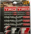 TRD Sports car Fender sticker. 