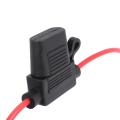 Inline Fuse Holder 60 Pack Fuse TAP Adapter 16 Gauge 20AMP Blade Fuse Holder Wire with 60 Pcs 15 AMP Standard Fuses. 