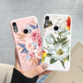 Vintage Flowers Leaves Plant Rose Phone Cases For Huawei Y9 Y7 Y6 Prime 2019 Honor 8A Fundas Silicone Protective Soft Back Cover. 