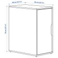VTEC Home Modern Norah Side Cupboard unit - Office Cupboard - File Storage - Norah 05 CUP - 14"x22"x29. 