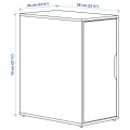 VTEC Home Modern Norah Side Cupboard unit - Office Cupboard - File Storage - Norah 05 CUP - 14"x22"x29. 