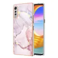 Casing for LG Velvet 5G Ultra-Thin Marble Pattern Hybrid Hard Back Soft TPU Bumper Protective Case Cover. 