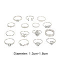 Finger Rings Fine Workmanship Rhinestone Finger Rings Jewelry Gift. 