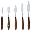 Stainless artist Palette Knife Set, 5 Piece. 