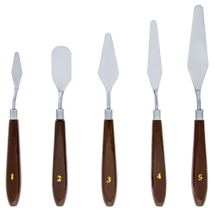 Stainless%20artist%20Palette%20Knife%20Set,%205%20Piece%20-%20Image%203