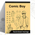 Anime Character Line Art Drawing Book | 48-Page Sketchbook with Detailed Black & White Outlines | Ideal for Manga & Anime Stylis. 