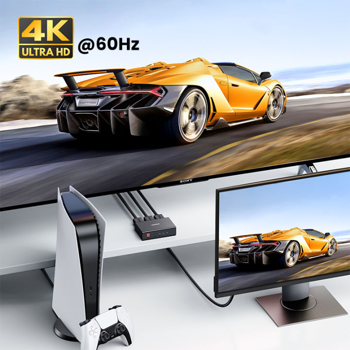 UGREEN%204k%2060HZ%20HDR%201%20in%202%20out%20HDMI%20Splitter%20Dual%20simultaneous%20Display%20for%20laptop%20PS5%20Switch%20-%20Image%203