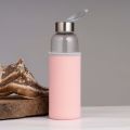 Travel Glass Water Bottle - 500ml. 