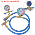 R134a Gas Automotive Air Conditioning Refill Kit With Gauge Car Air Conditioner Filling Kit Car Air Conditioning Gas Refill. 