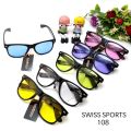 Matte Black Frame High Quality  UV Protection Sunglasses Unisex Sunglasses for Men and Women. 