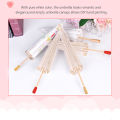 [pantorastar] White Color Paper Decorative Umbrella Parasol School Decor Photo Prop (30cm). 