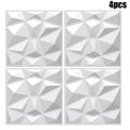 Decorative Wall Panels Plastic 1pcs/4pcs 3D Bedroom Cladding Covering DIY Interior Kitchen Living Room Background Hot. 