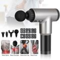 Portable Electric Fascial Gun Massage Tool for Pain Relief | Mini Gun Massager with 4 heads | Massager For Pain Relief & Recovery | Portable Handheld Electric. 