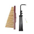 36-Bar Golden Large Chimes Percussion Music Instruments with Mounting Stand  Music wind Chime wind chimes 36 bars musical instrument wind instrument. 