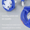 150 Piece Ceramic Tile Leveling System Clips Spacers Straps Spiral Wadge Blue for Tile Laying Wall Floor Fixing Construction Tool. 